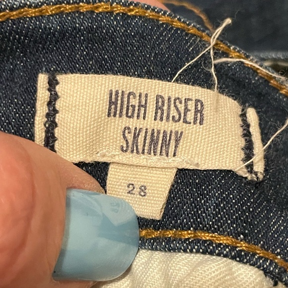Madewell Women’s Denim Slim Highriser Jeans Size 28 - Picture 4 of 7